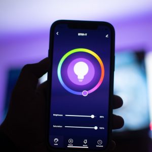 person holding black android smartphone